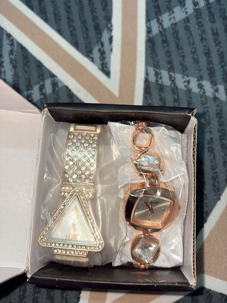 Set of 2 Women's Fashion Watches