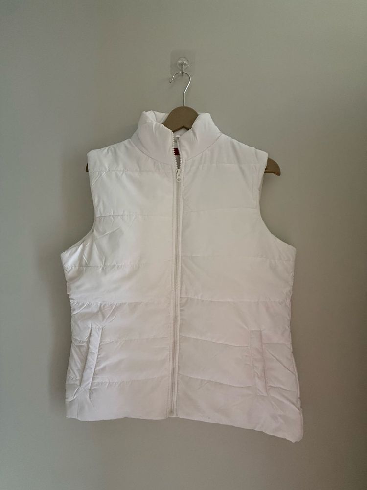 White Puffer Vest