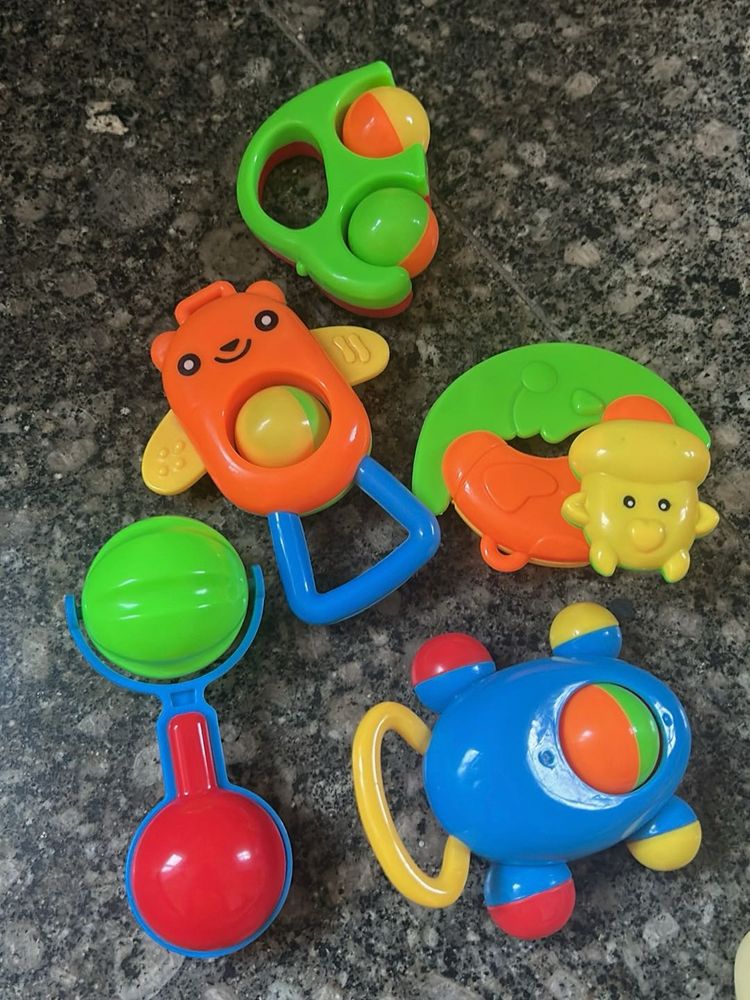 Baby Toy Rattle Set and many more