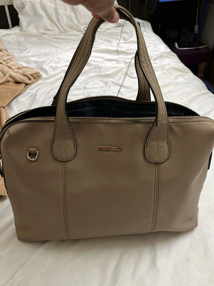 Stylish Taupe Handbag