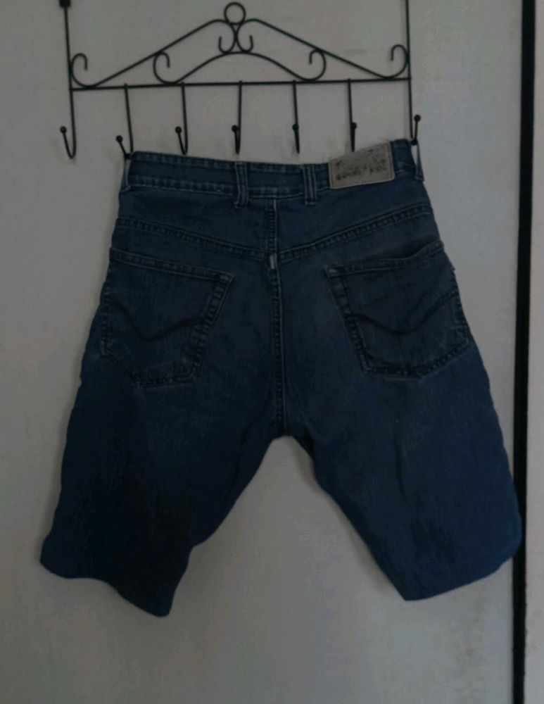 Classic Blue Denim Shorts