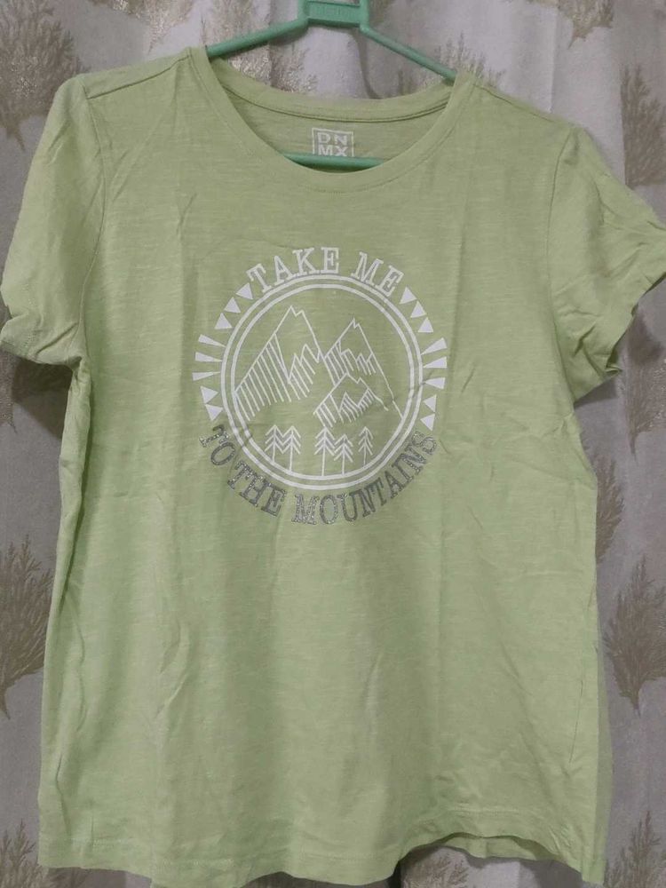 Light Green "Take Me To The Mountains" T-Shirt