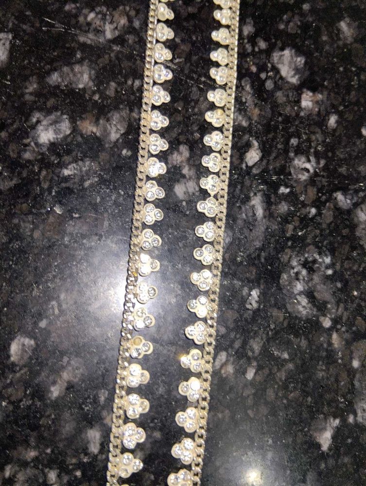Sparkling Flower Anklet