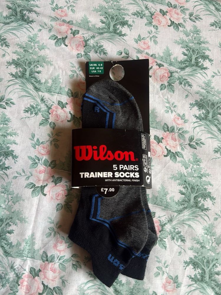 Wilson Trainer Socks with antibacterial finish