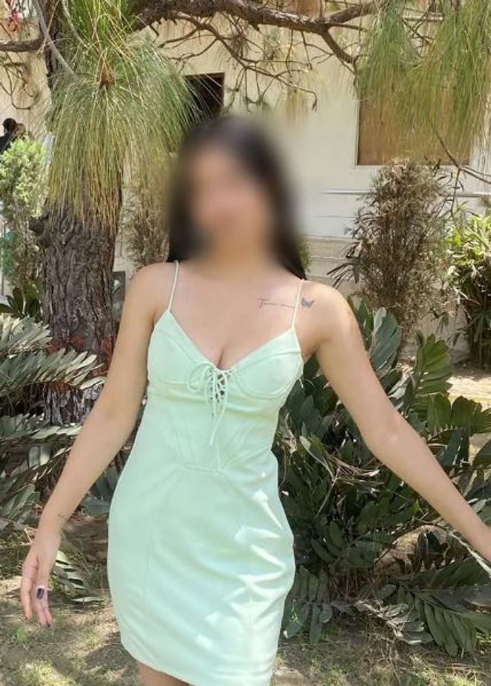 Mint Green Lace-Up Mini Dress