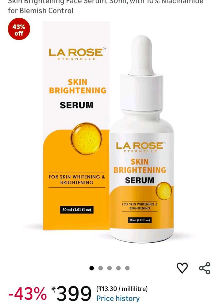 La Rose Skin Brightening Face Serum