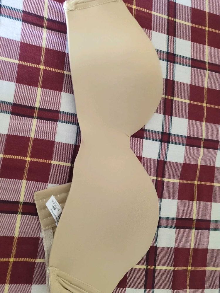 Strapless Beige Bra