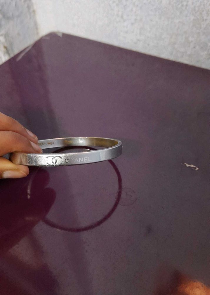 Chanel CC Logo Bangle Bracelet