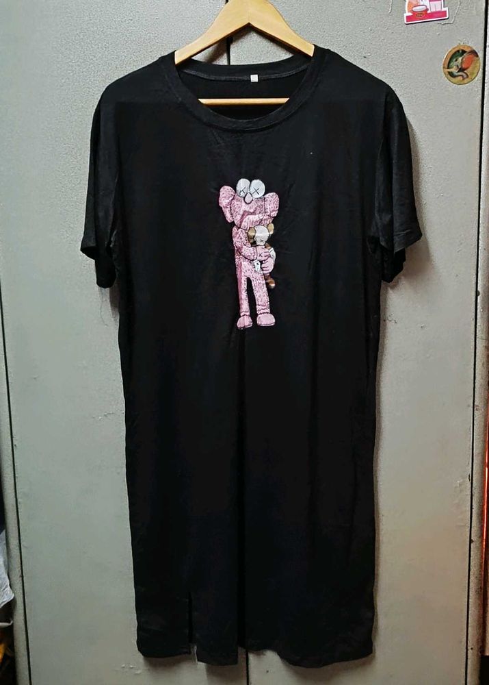 Kaws Graphic Tee Dress