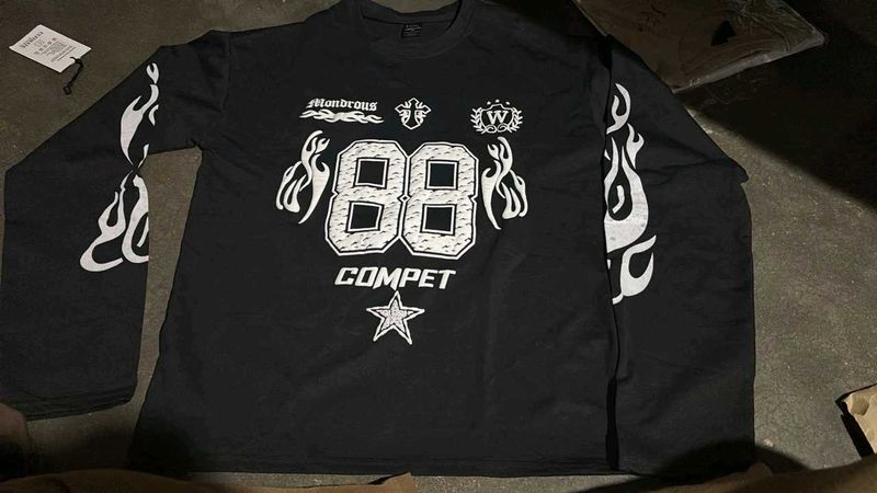 Black Long Sleeve Graphic T-Shirt