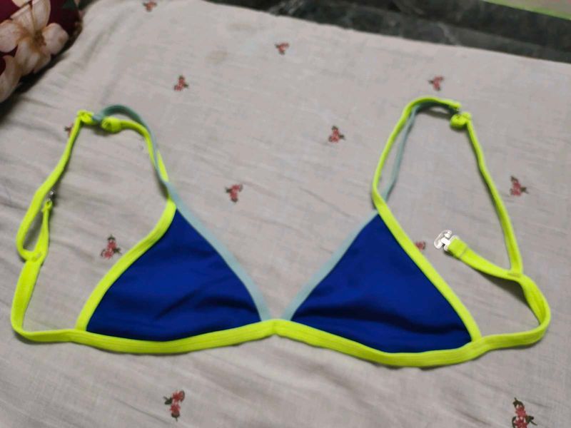 neon green bikini top