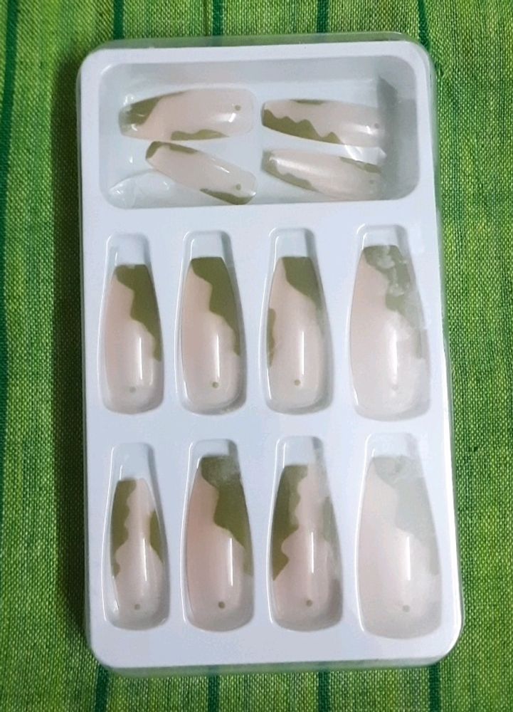 Reusable|Washable Korean Nails - Set Of 12