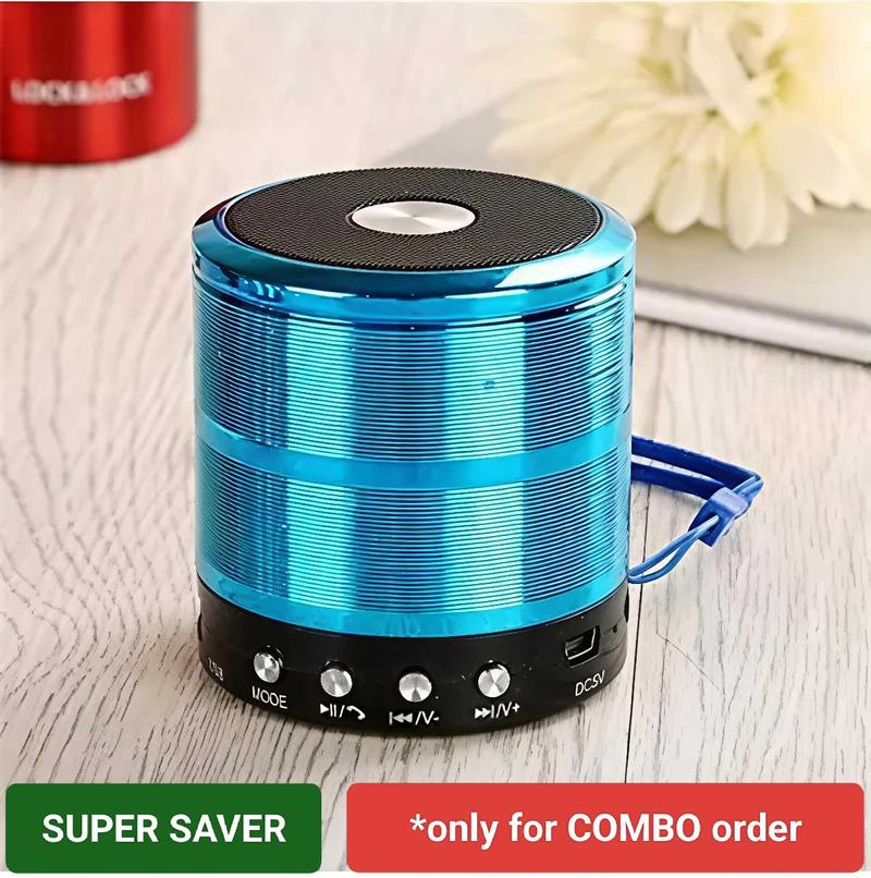 Blue Portable Speaker