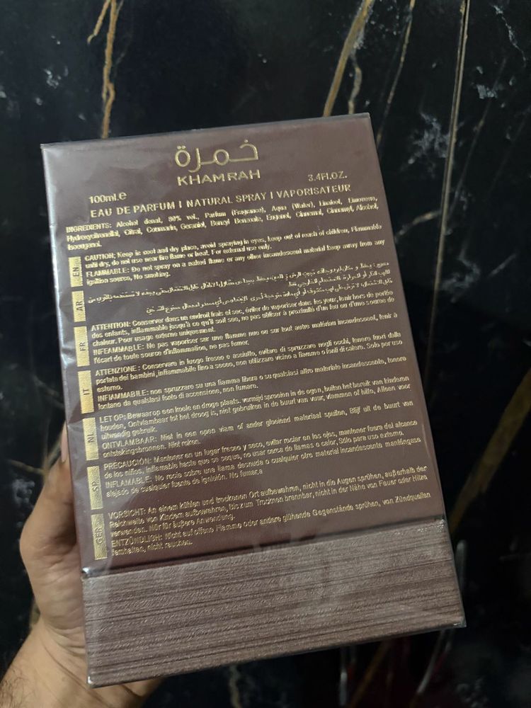 KHAMRAH lattafa Eau de Parfum 100ml