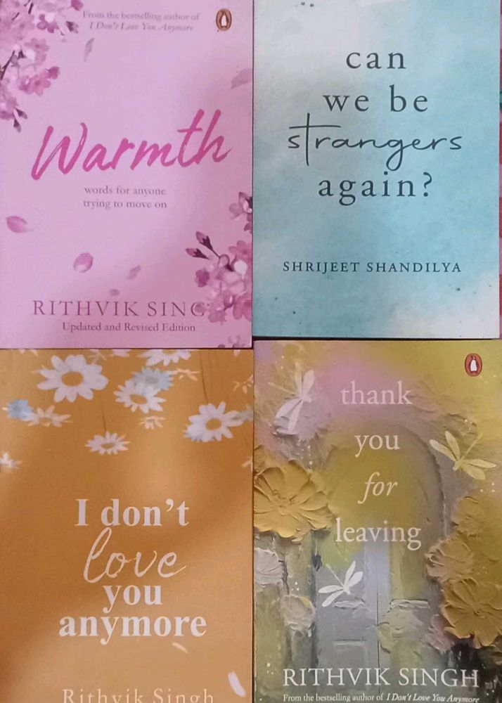 Collection of 4 Books by Rithvik Singh