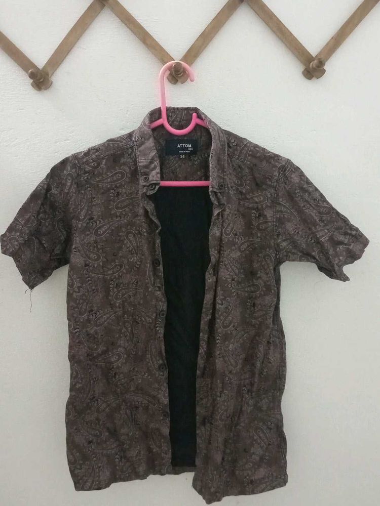 multi color ethnic overcoat shirt