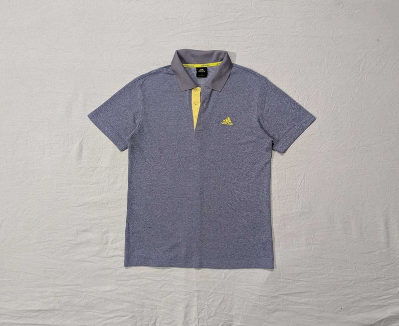 Adidas Men's Grey Polo Shirt