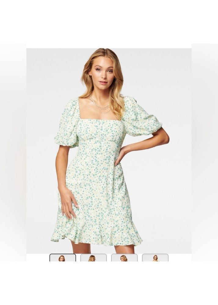 Forever New Veronica Puff Sleeve Sun Dress