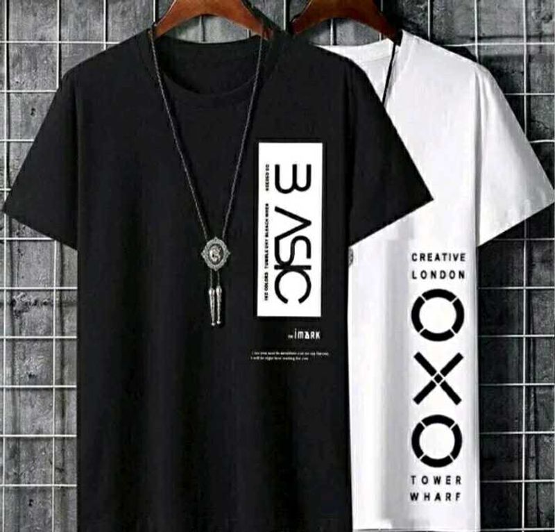 T Shirt For Men Combo Of 2 Free Delivery