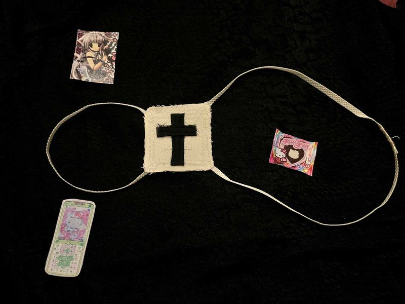 Gothic Cross Eye patch Lolita