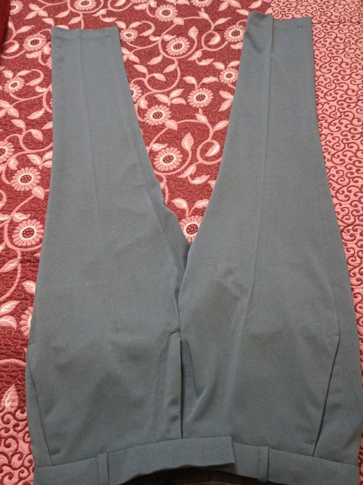 Unused Formal Bluish Grey Trousers