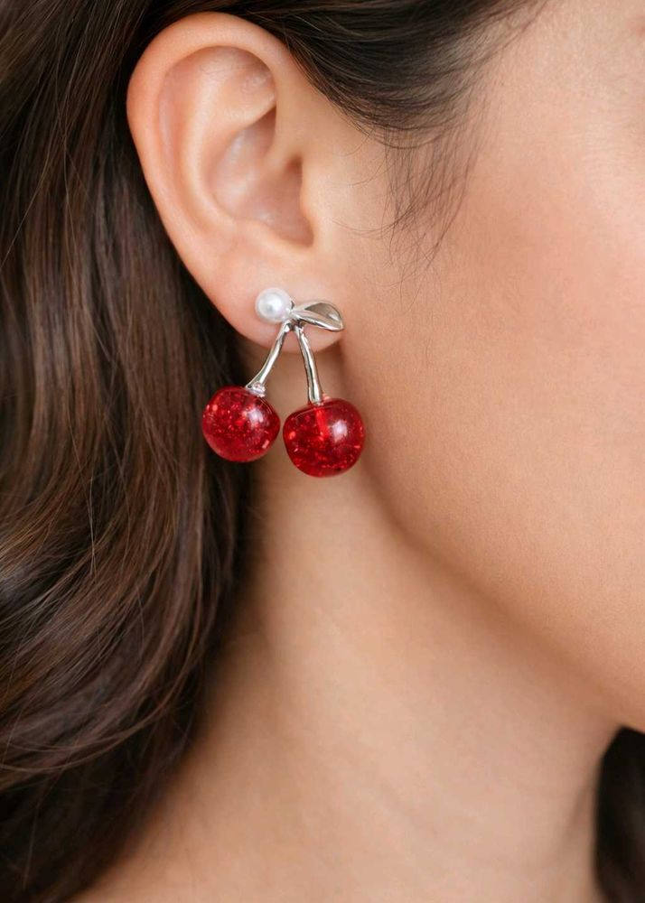 Red Cherry Earrings