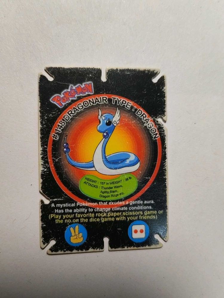 Cheetos Pokemon Jenga Card - Dragonaire (Rare)