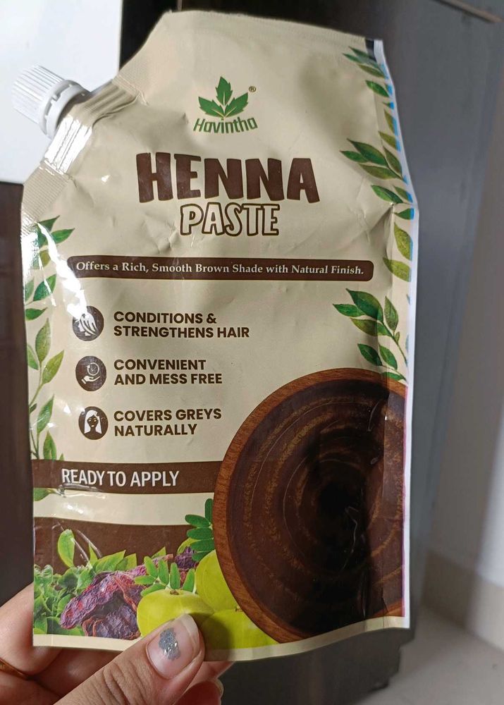 Havintho Henna Paste - Natural Brown Hair Color