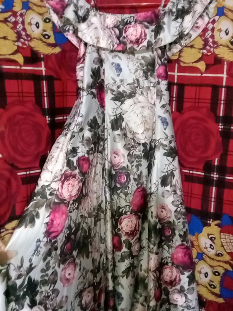Floral Print Maxi Dress