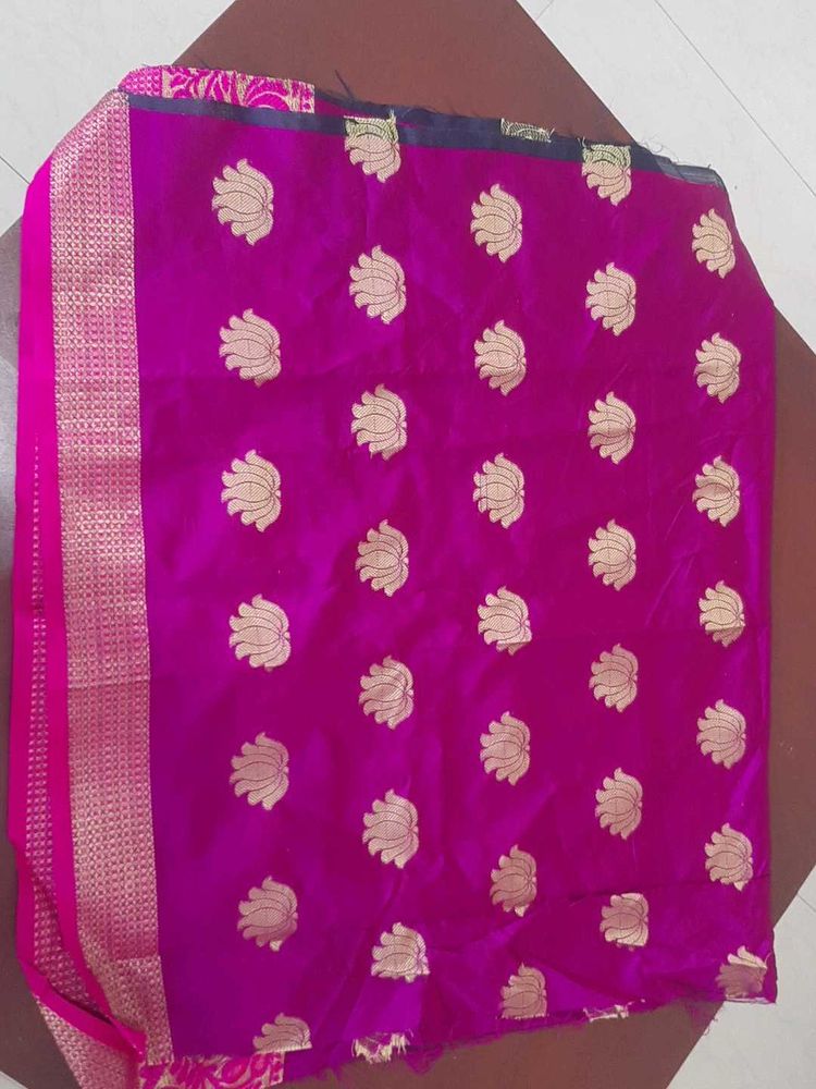 Vibrant Pink blouse fabric