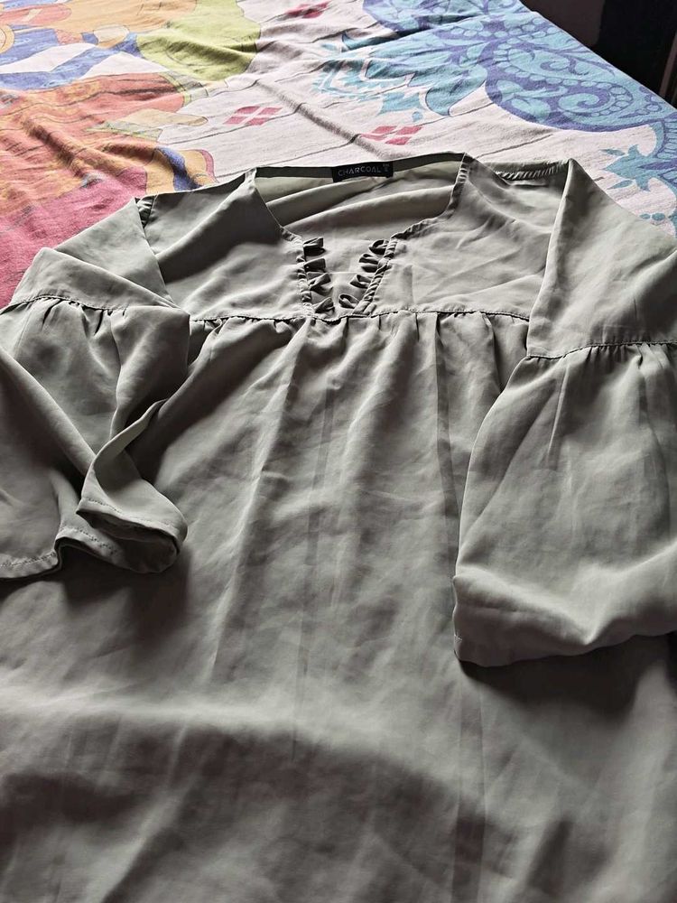 Stylish light green kurti