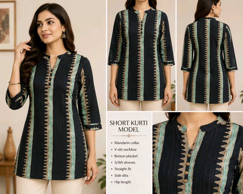 self made short kurti