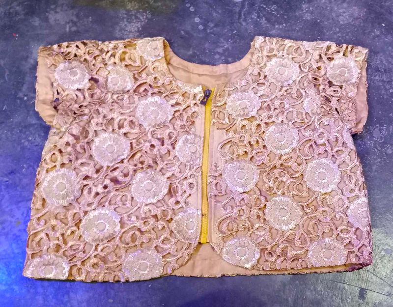Embroidered designer Lace Jacket/Blouse