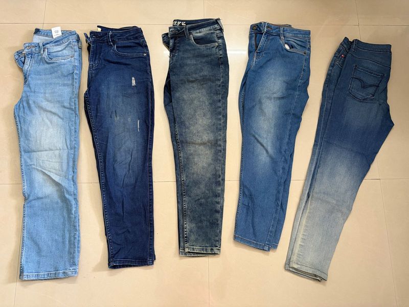 Lot of 5 Women's Jeans