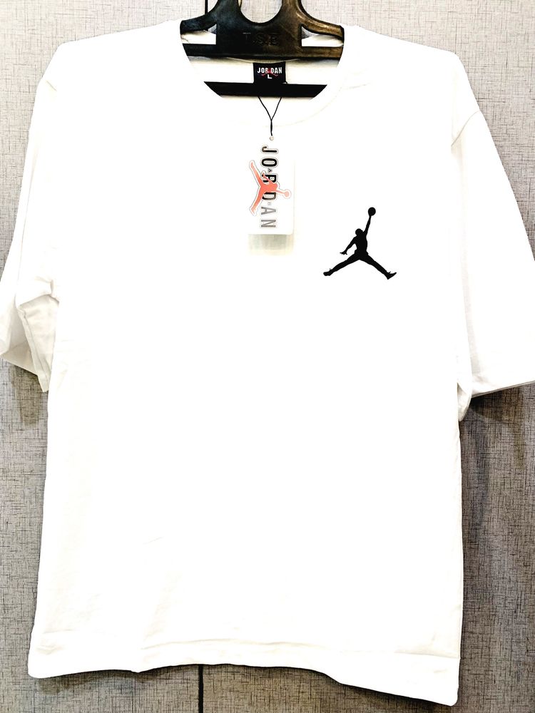 Jordan Oversized Unisex Tshirt (White Colour)
