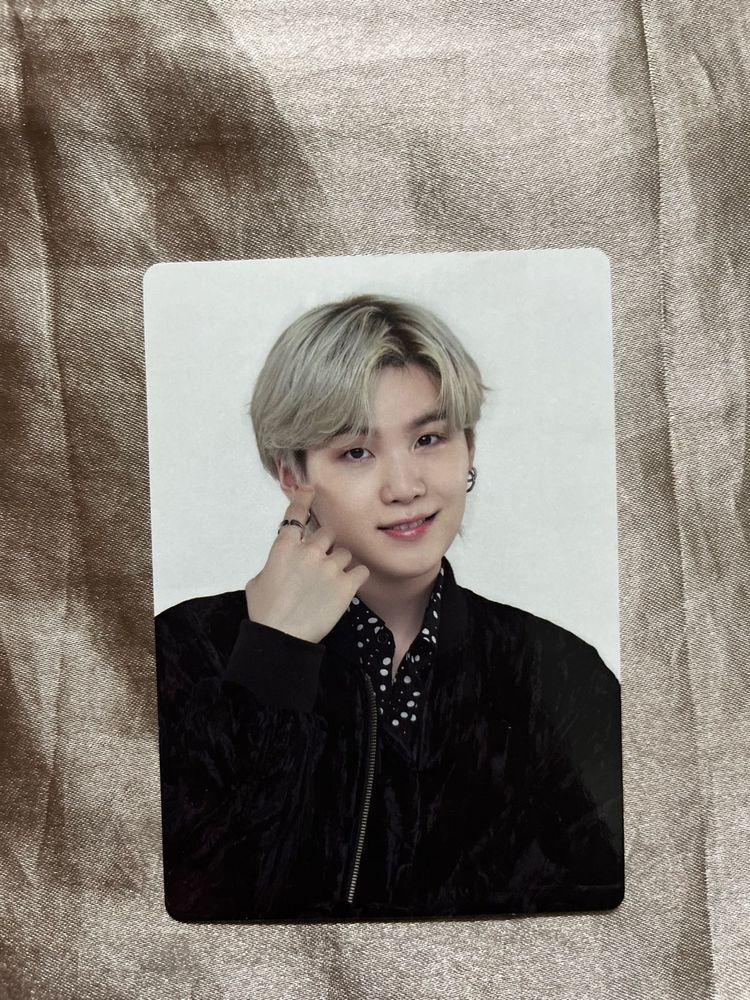 Official Bts suga photocard