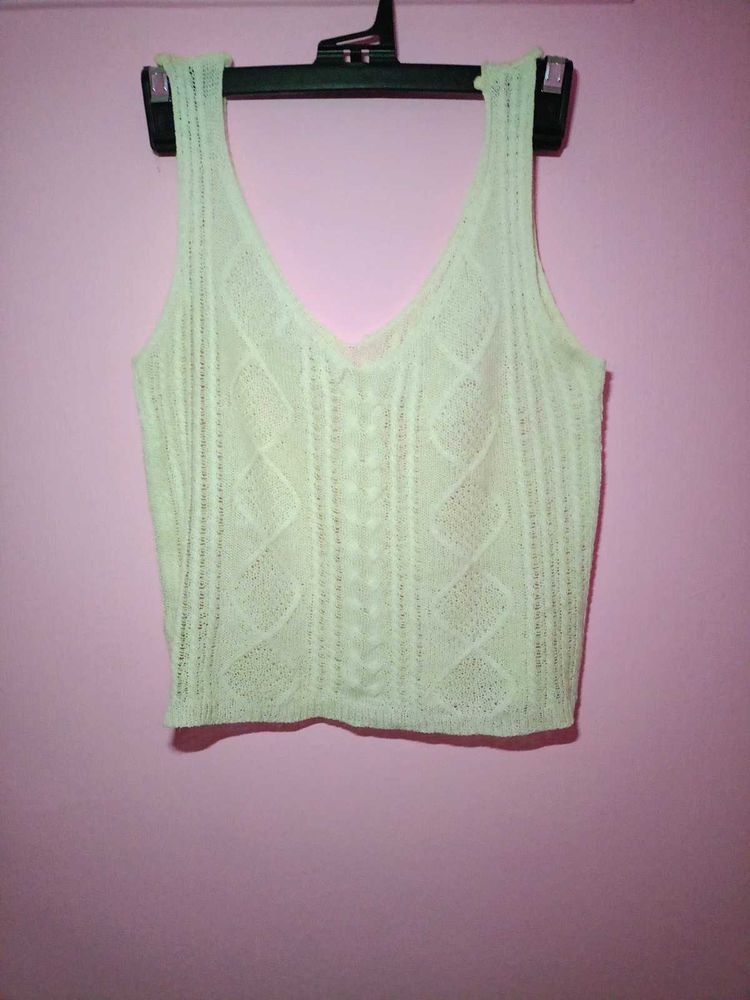 Crochet Knit Tank Top