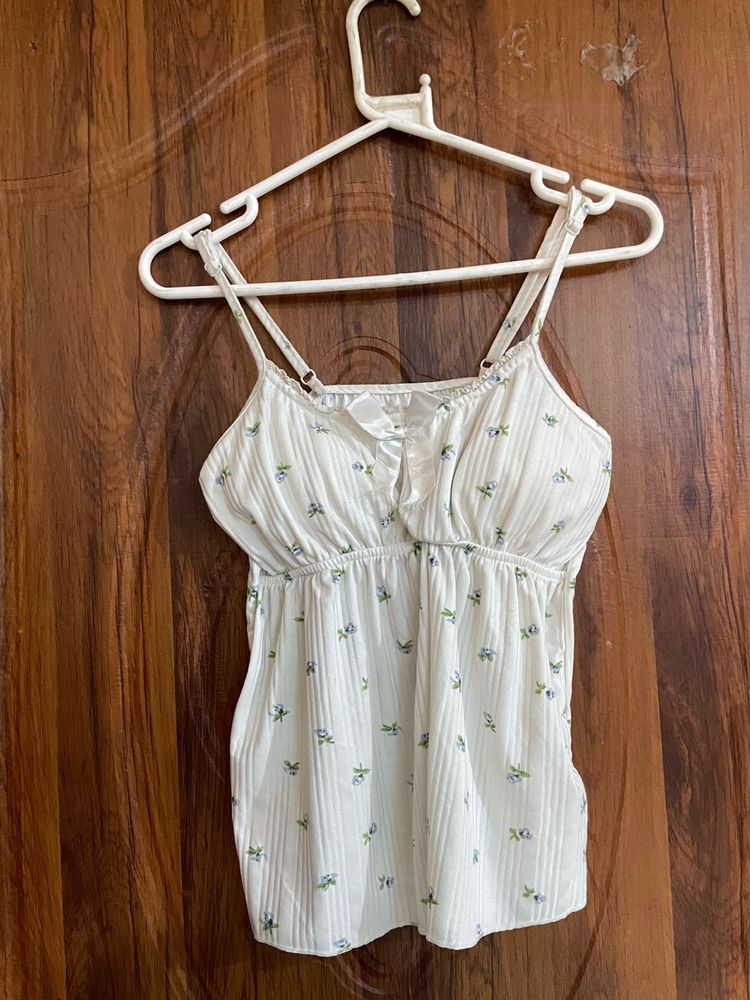 Sexy sleeveless padded ribbon 🎀 top