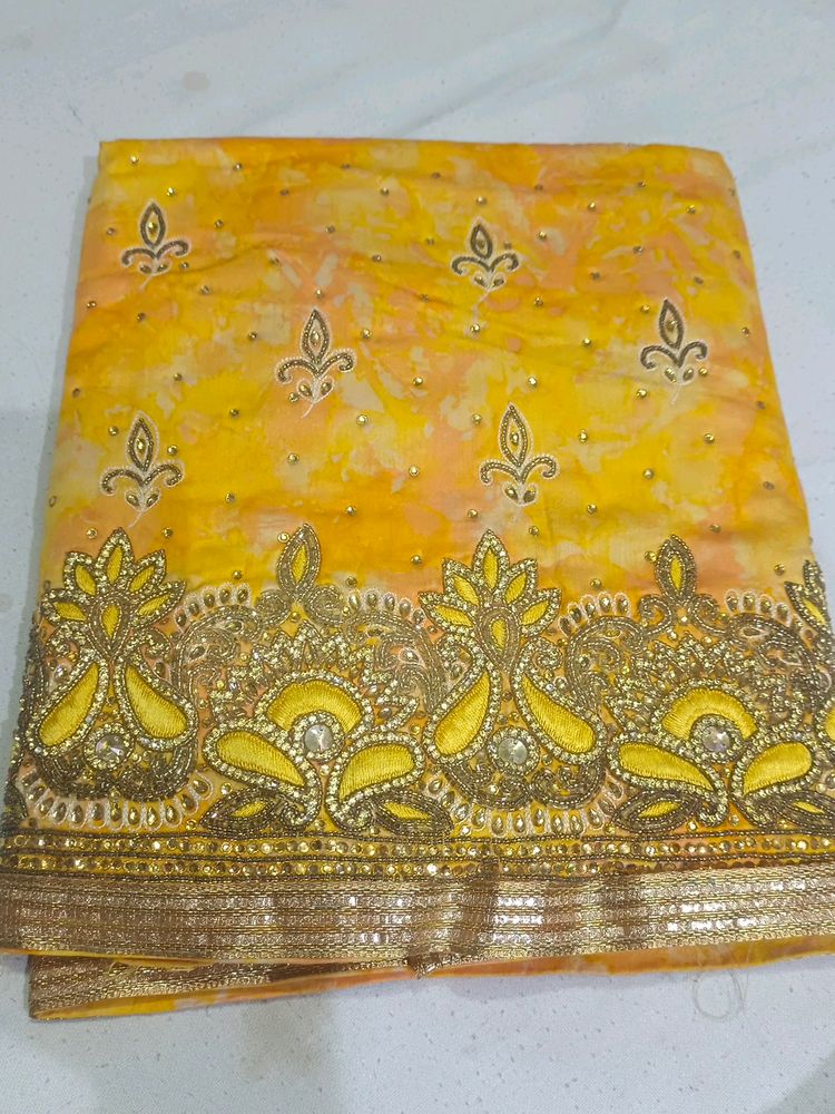 Fancy Hand Work Suit With Heavy Duptta,