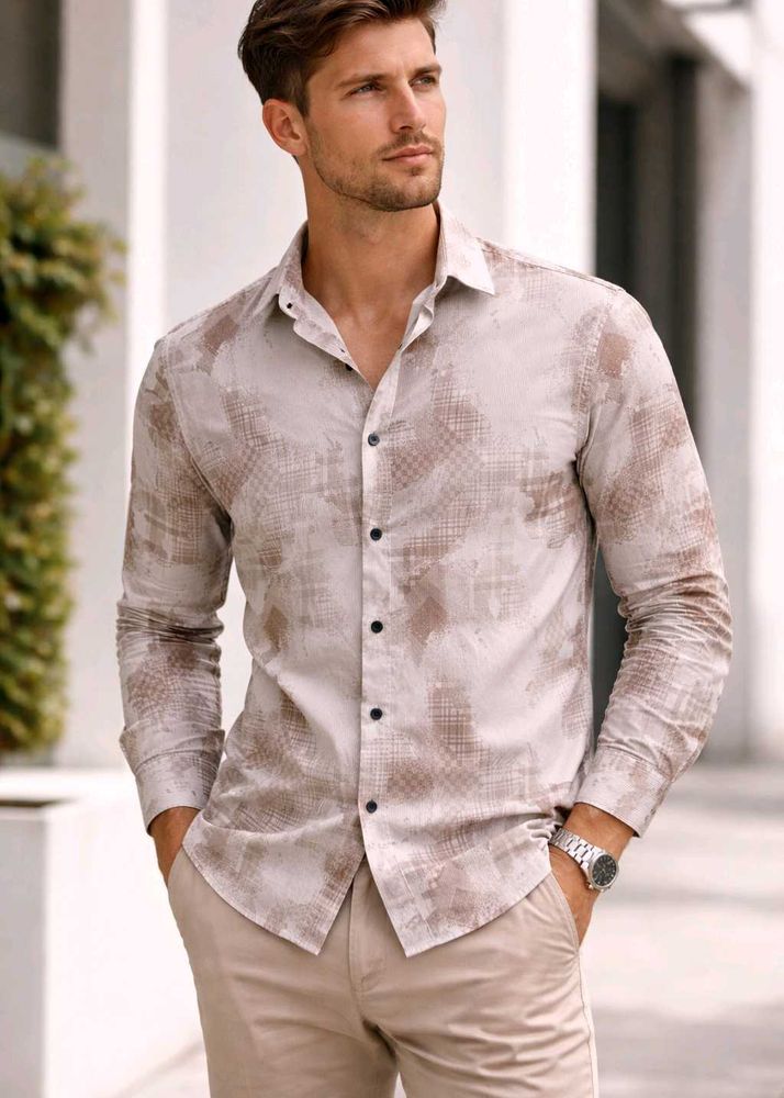 Men's Stylish Printed Shirt