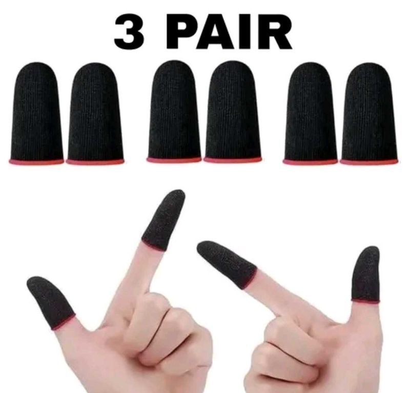 3 Pairs Gaming Finger Sleeves
