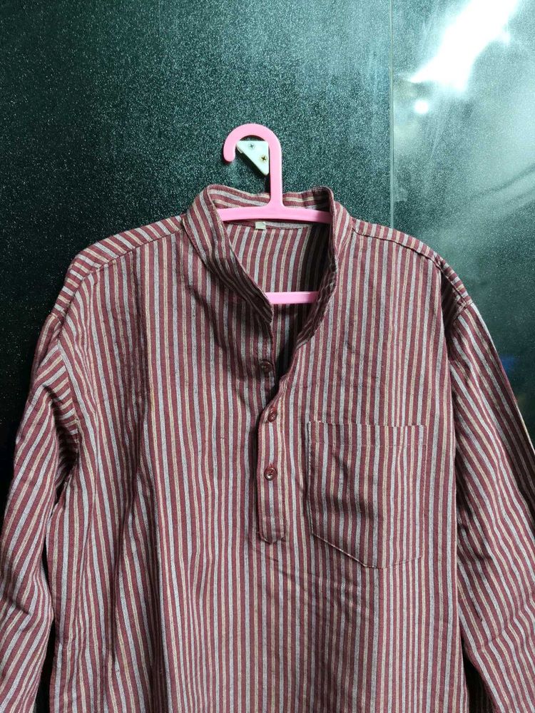 Striped Cotton Kurta
