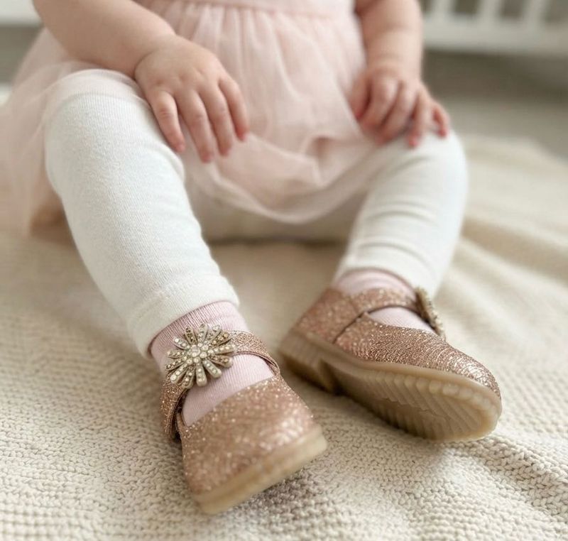 Sparkly Mary Jane Shoes for Toddlers