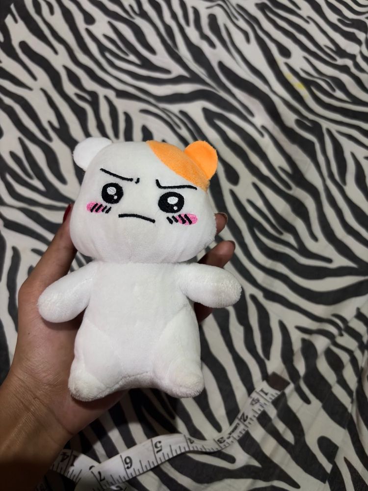 🤍 Grumpy Bear Plush Keychain