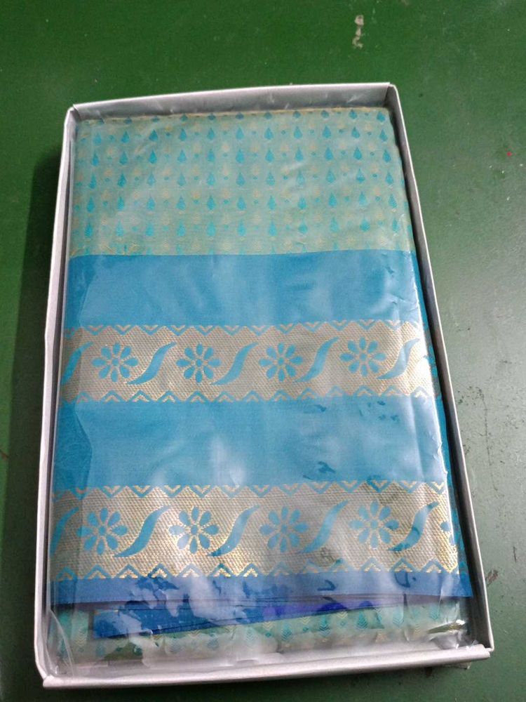 Elegant Blue Saree