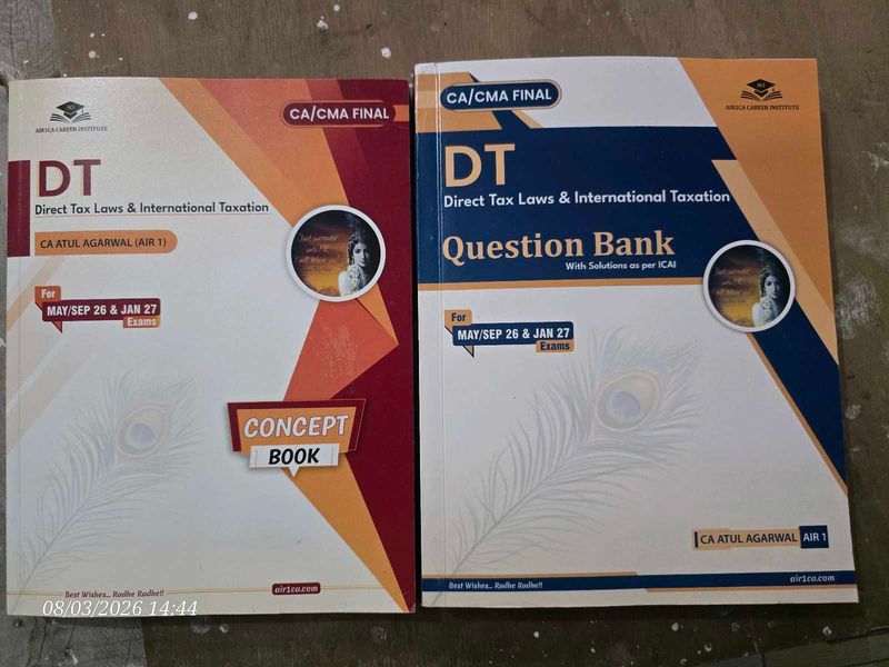 atul air1ca DT Direct Tax &amp; International notebook