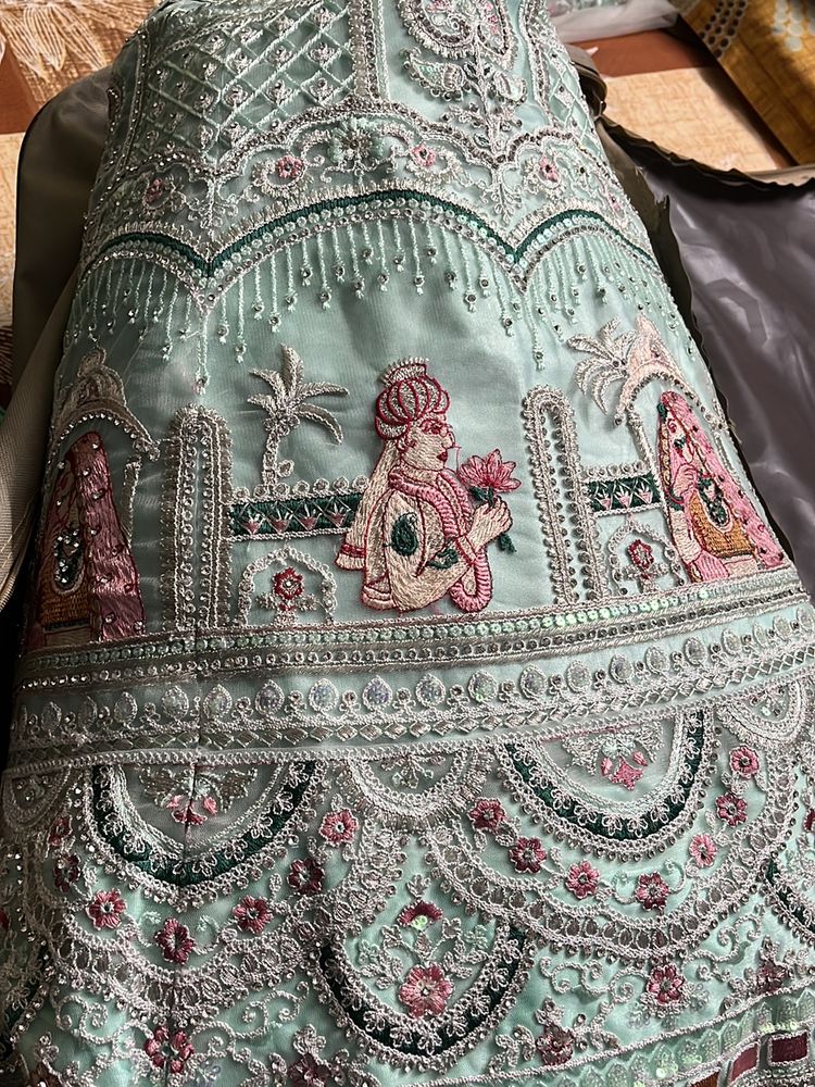 Brides Maid Lehnga - Powder Blue Color