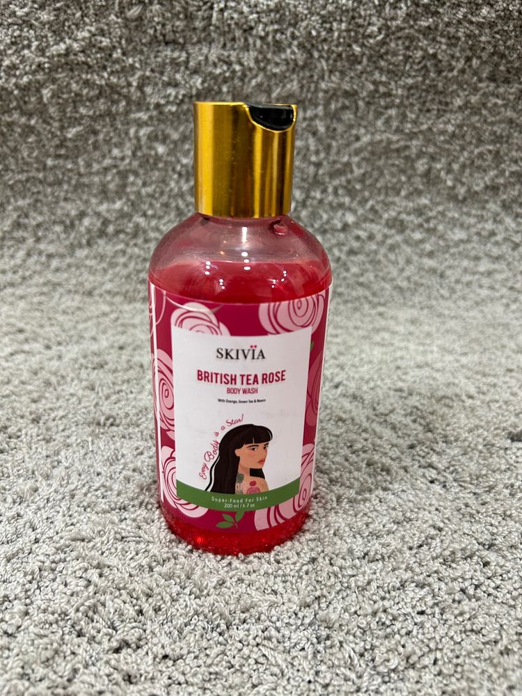 Skivia British Tea Rose Body Wash