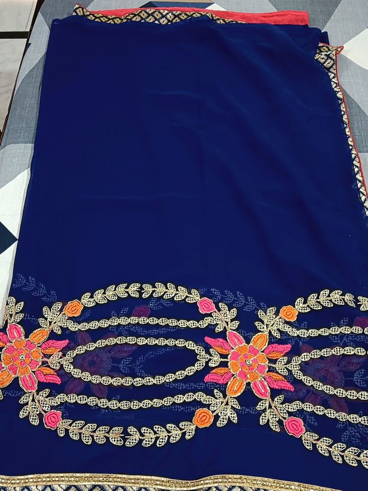Like New Saree With Blouse 😍