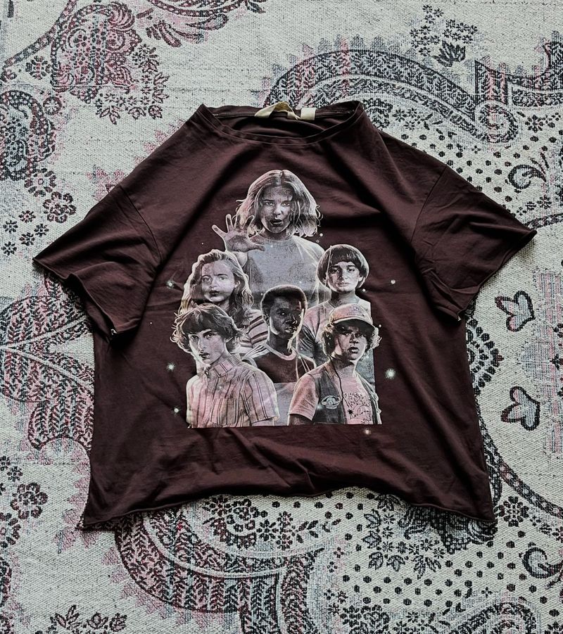 Stranger Things oversized Graphic Tee